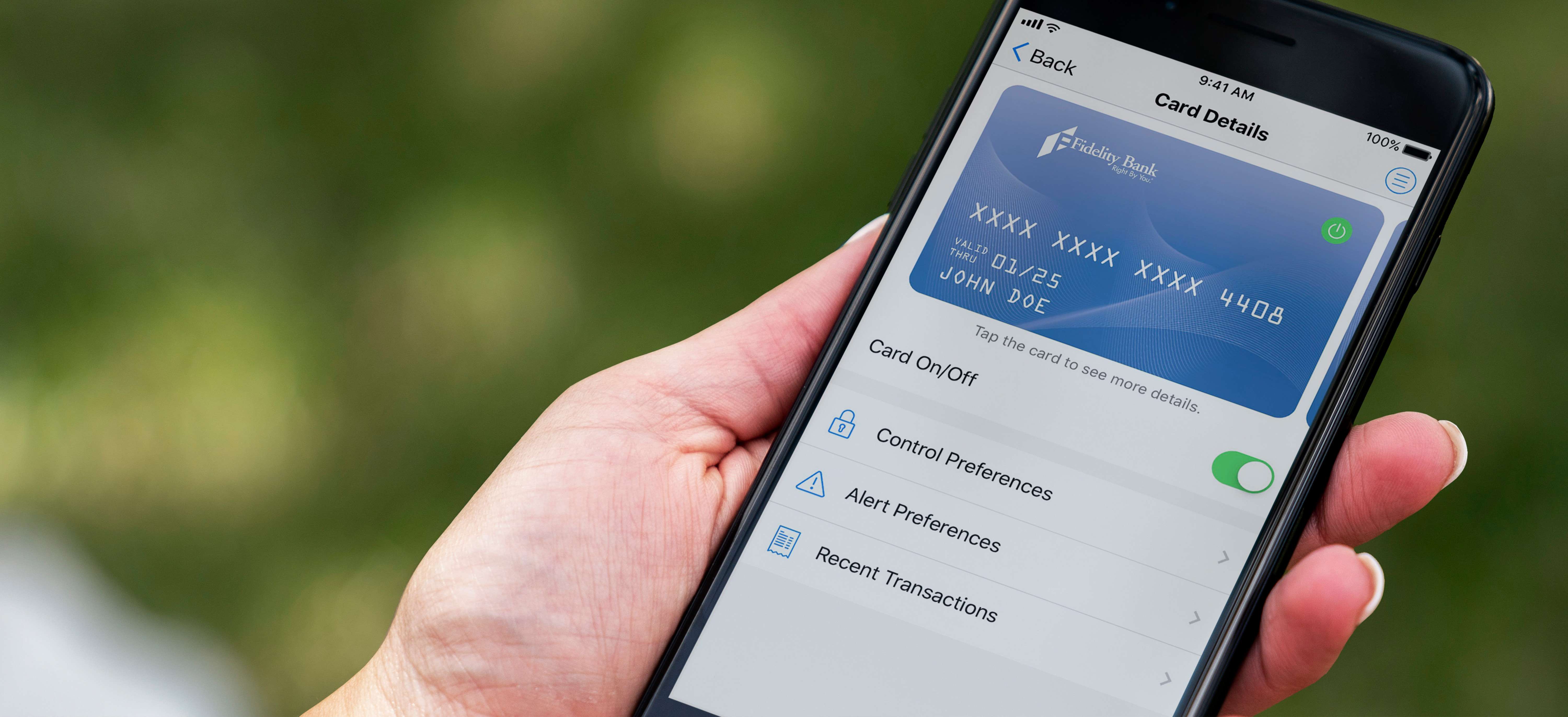 Turn Off Or On Your Debit Card Introducing Cardcontrol By