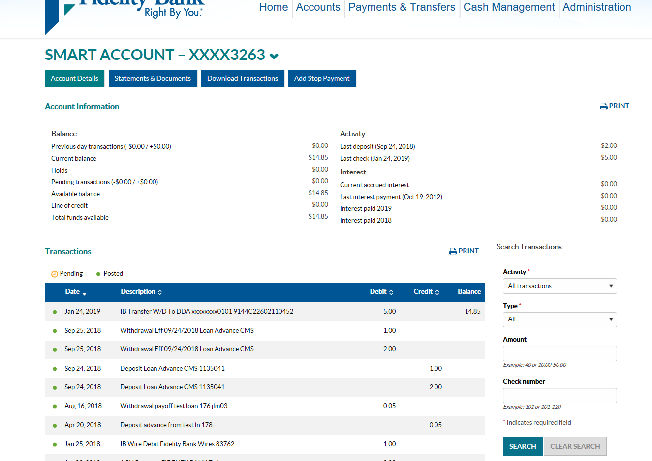 Credit Insights - Fidelity Bank