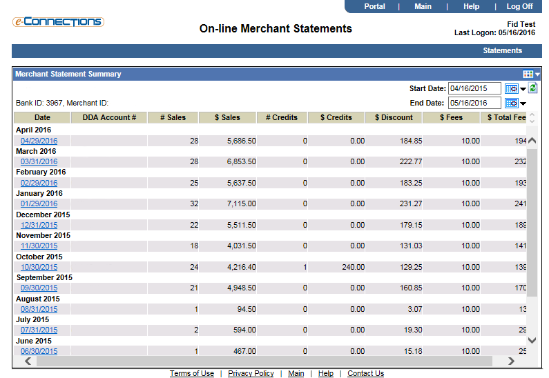 A picture of a fidelity web page