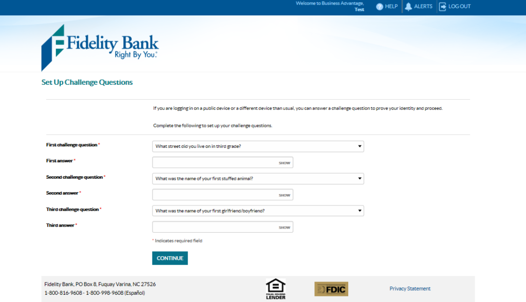 Merchant E-Connections User Guide — Fidelity Bank