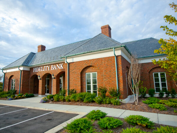 An image of a sunny day at the Holly Springs bank