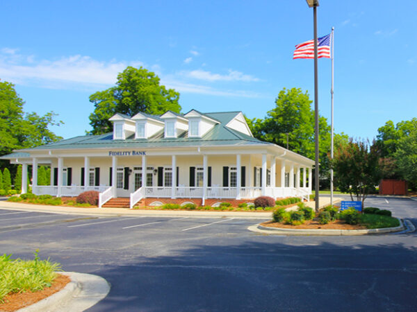 An image of a sunny day at the Liberty bank