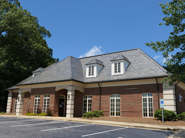 An image of a sunny day at the Market of Wake Forest bank