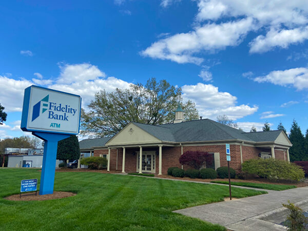 An image of a sunny day at the Troy bank