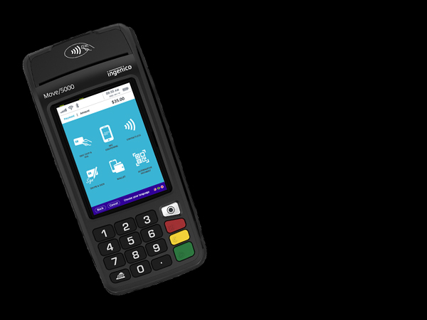 Move credit card terminal