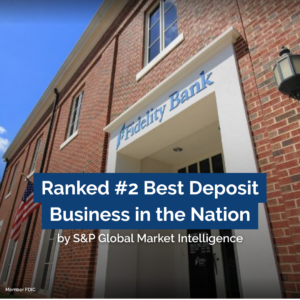 Ranked #2 Best Deposit Business in the Nation